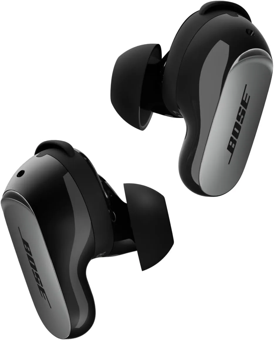 Bose QuietComfort Ultra earbuds and charging case