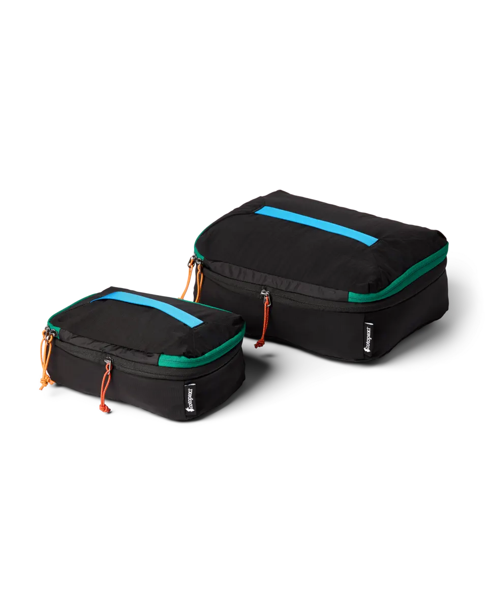 Cotopaxi Cubo expandable packing cube set in black