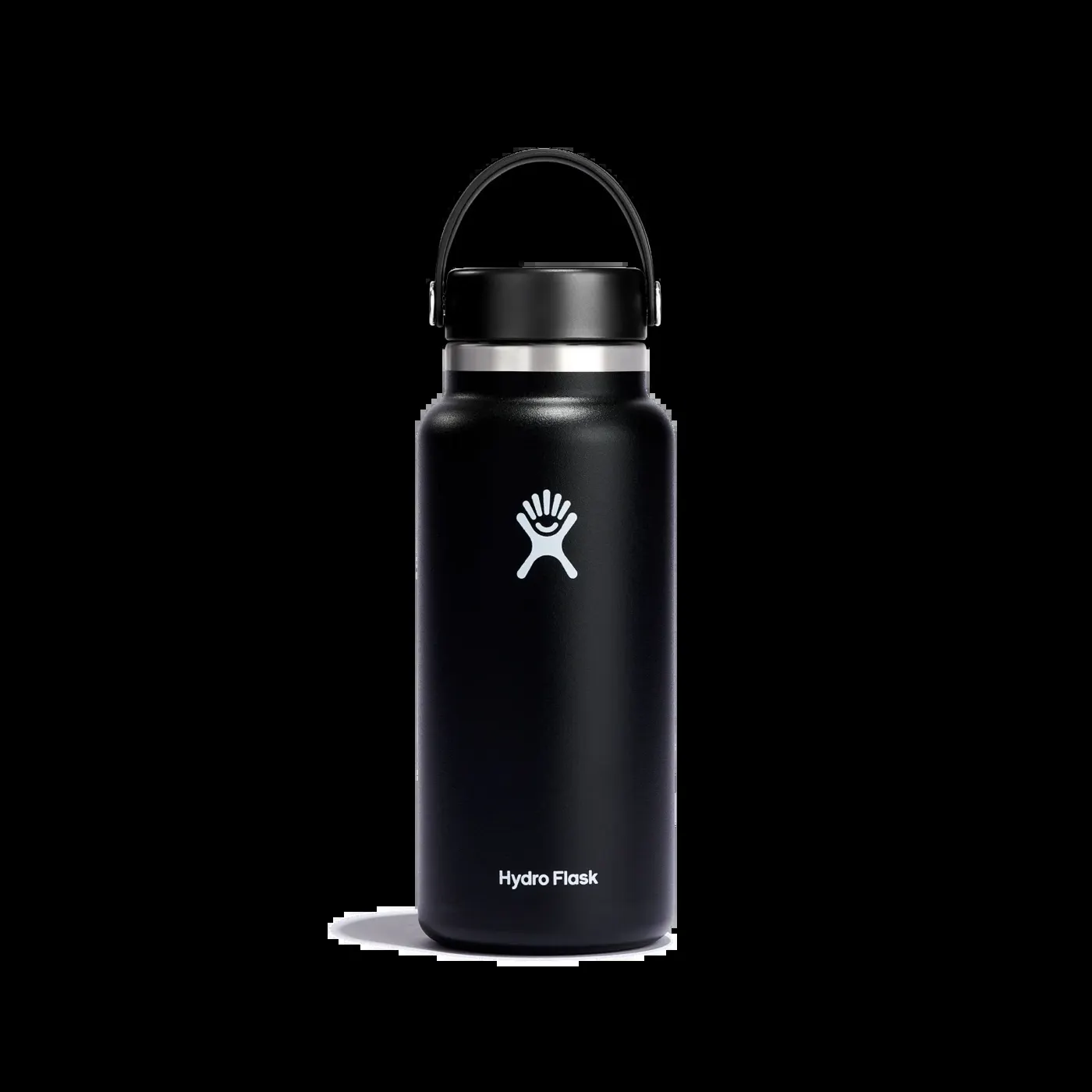 Hydro Flask 32 oz Wide Mouth bottle in black with Flex Cap