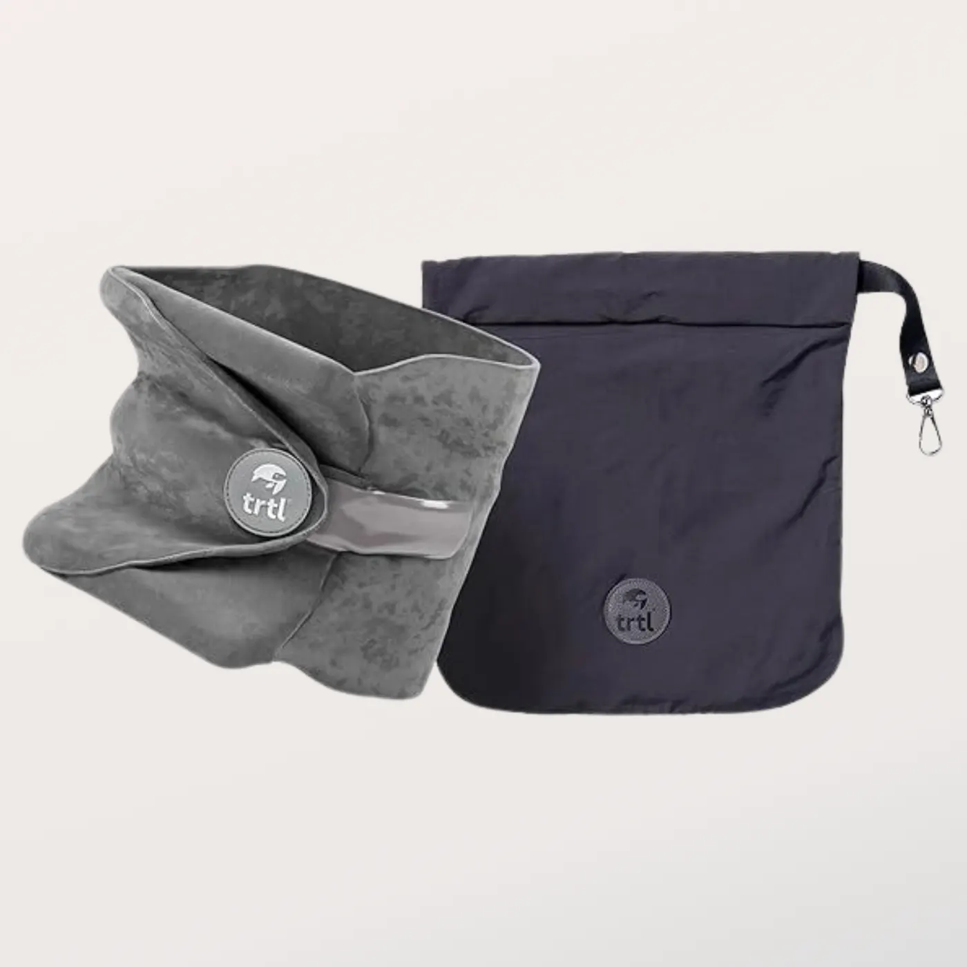 Trtl travel pillow in grey