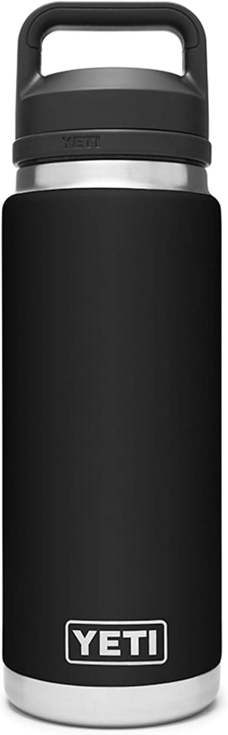 YETI Rambler 26 oz bottle with chug cap in black